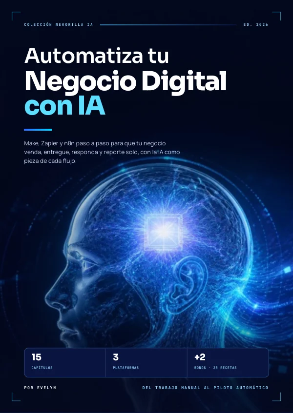 Portada real del ebook: Automatiza tu Negocio Digital con IA