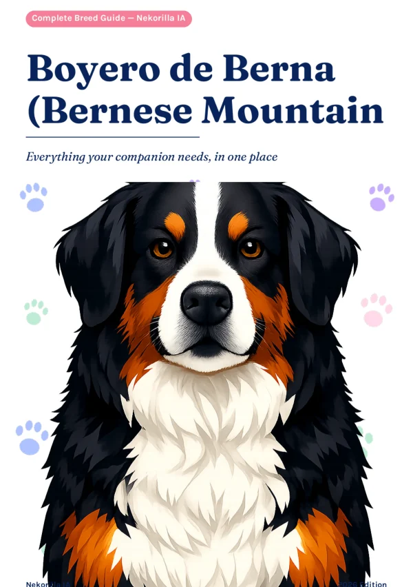 Actual ebook cover: Bernese Mountain Dog