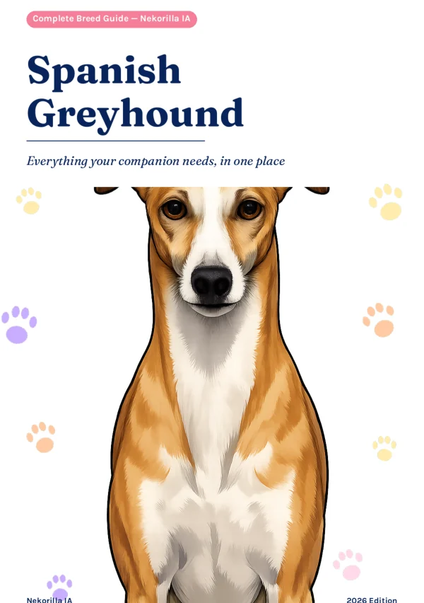 Actual ebook cover: Spanish Greyhound