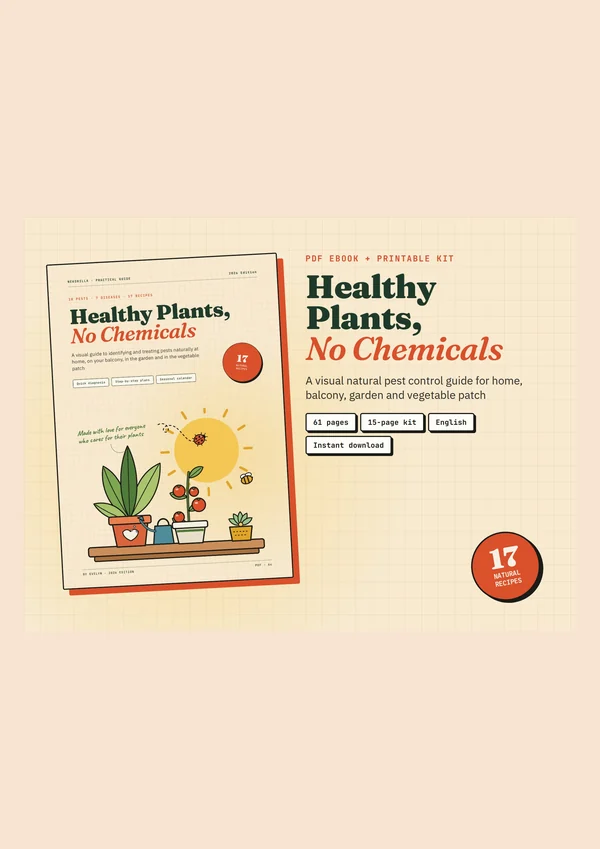 Actual ebook cover: Healthy Plants, No Chemicals