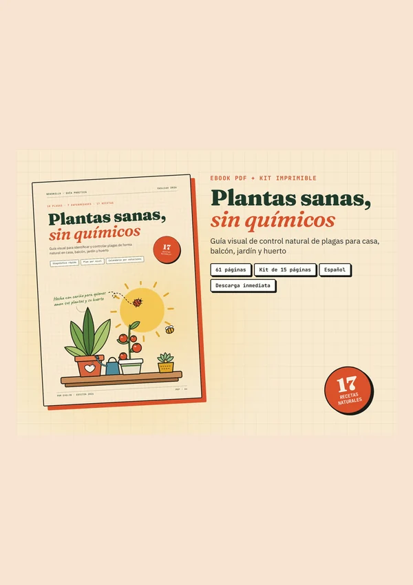 Portada real del ebook: Plantas Sanas sin Químicos