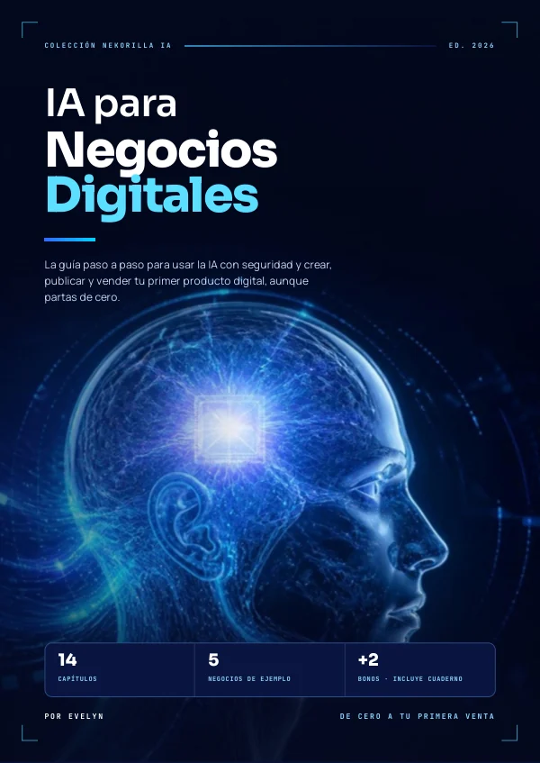 Portada real del ebook: IA para Negocios Digitales