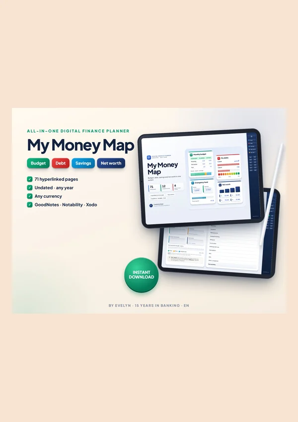 Actual ebook cover: My Money Map