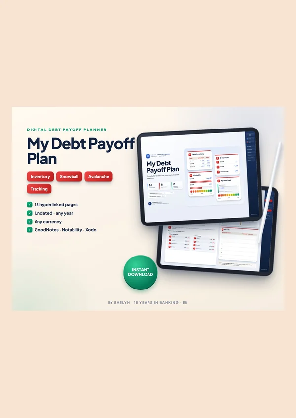 Actual ebook cover: My Debt Payoff Plan